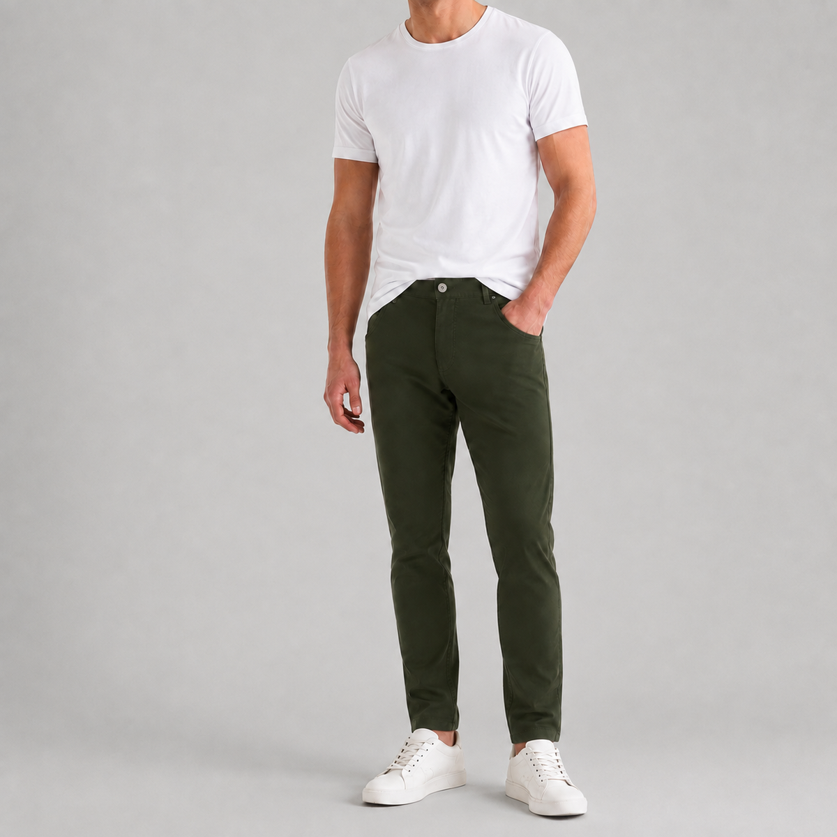 Everyday Stretch Chinos by Levinas