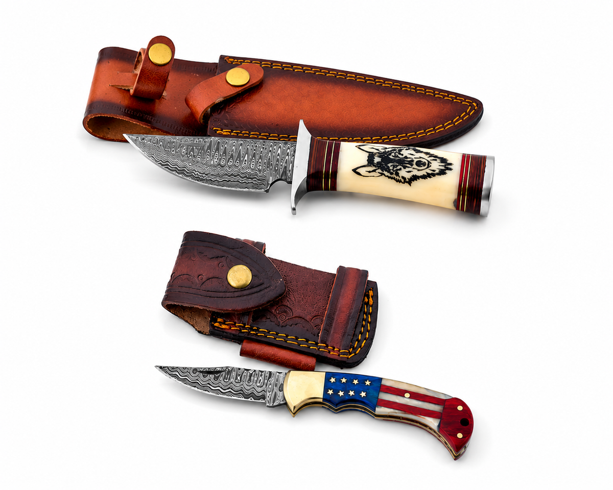 Titan International - Damascus Steel Knives