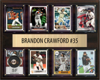 Brandon Crawford San Francisco Giants Fan Gift Plaque 12x15 8 Cards Topps Donruss Panini 2024 2025 2026