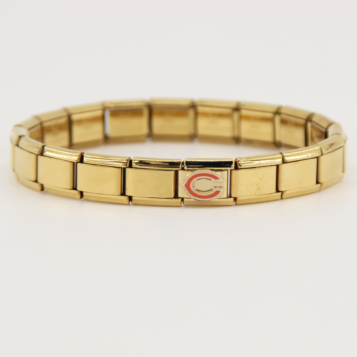 Football Team Logo Italian Charm Bracelet – Custom Gifts for Fans