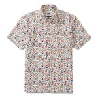 Men's Hawaiian Shirt Field of Dreams Print Cotton Button-down Short Sleeve Aloha Shirt