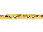 Buckle Solid White/Yellow/Rose Gold Handmade Bracelet , 5mm, 6.5-10 Inch