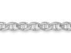 Anchor Mariner Solid White/Yellow/Rose Gold Handmade Bracelet , 13mm, 6.5-10 Inch