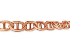 Mariner Solid White/Yellow/Rose Gold Handmade Bracelet , 8mm, 6.5-10 Inch