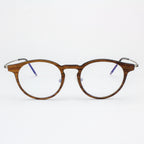 Marion - Featherlight Titanium & Wood Eyeglasses