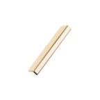 Flameless Rectangular Metal Trim Lighter Gold