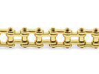 Motorcycle/Bike Chain Solid White/Yellow/Rose Gold Handmade Bracelet , 20mm, 6.5-10 Inch