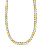 Miami Cuban Solid White/Yellow/Rose Gold Handmade Necklace , 11mm, 16-30 Inch