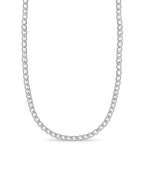 Mariner Solid White/Yellow/Rose Gold Handmade Necklace , 9mm, 16-30 Inch