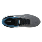 Aquarius Sneaker // Regular Width // Charcoal + Blue