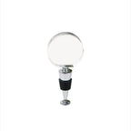 Round Optic Crystal Wine Bottle Stopper