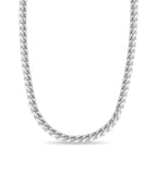 Miami Cuban Solid White/Yellow/Rose Gold Handmade Necklace , 13mm, 16-30 Inch