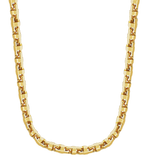 Anchor Mariner Solid White/Yellow/Rose Gold Handmade Necklace , 12mm, 16-30 Inch