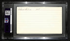 Connie Hawkins HOF Signed/Auto 3x5 Index Card Phoenix Suns PSA/DNA 188574