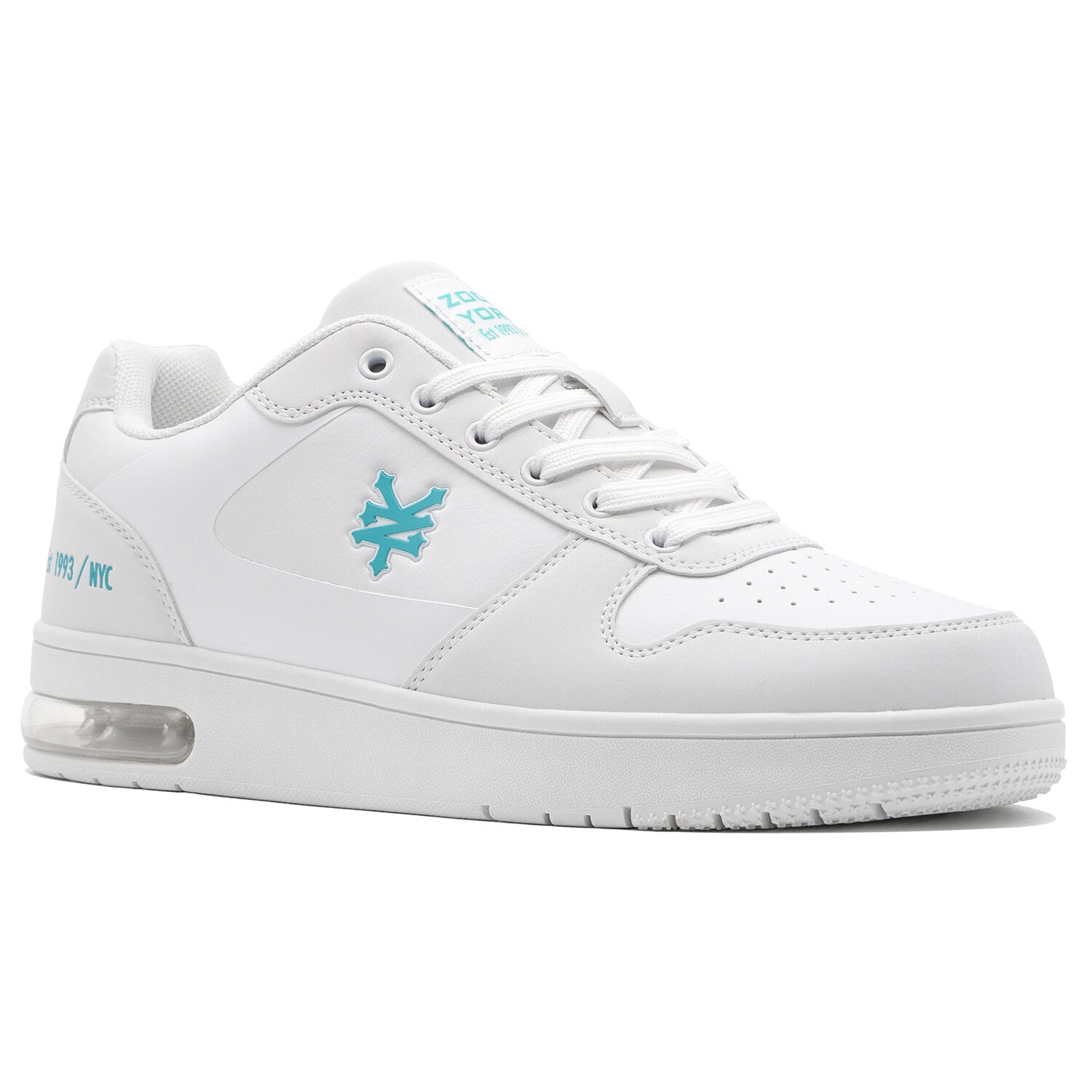 Rucker Sneakers // White Tblue