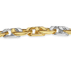 Tiger Eye Solid White/Yellow/Rose Gold Handmade Bracelet , 8mm, 6.5-10 Inch