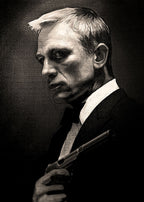 007 Daniel Craig Print