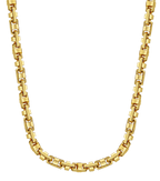Anchor Mariner Solid White/Yellow/Rose Gold Handmade Necklace , 14mm, 16-30 Inch