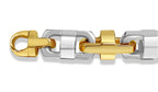 Anchor Mariner Solid White/Yellow/Rose Gold Handmade Bracelet , 14mm, 6.5-10 Inch