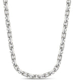Anchor Mariner Solid White/Yellow/Rose Gold Handmade Necklace , 14mm, 16-30 Inch