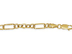 Curb Solid White/Yellow/Rose Gold Handmade Necklace , 6mm, 16-30 Inch