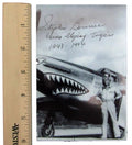 Stephen Bonner WWII Flying Tigers Flying Ace Signed/Inscr 4x6 Photo JSA 146375