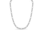 Figaro Solid White/Yellow/Rose Gold Handmade Necklace , 8mm, 16-30 Inch