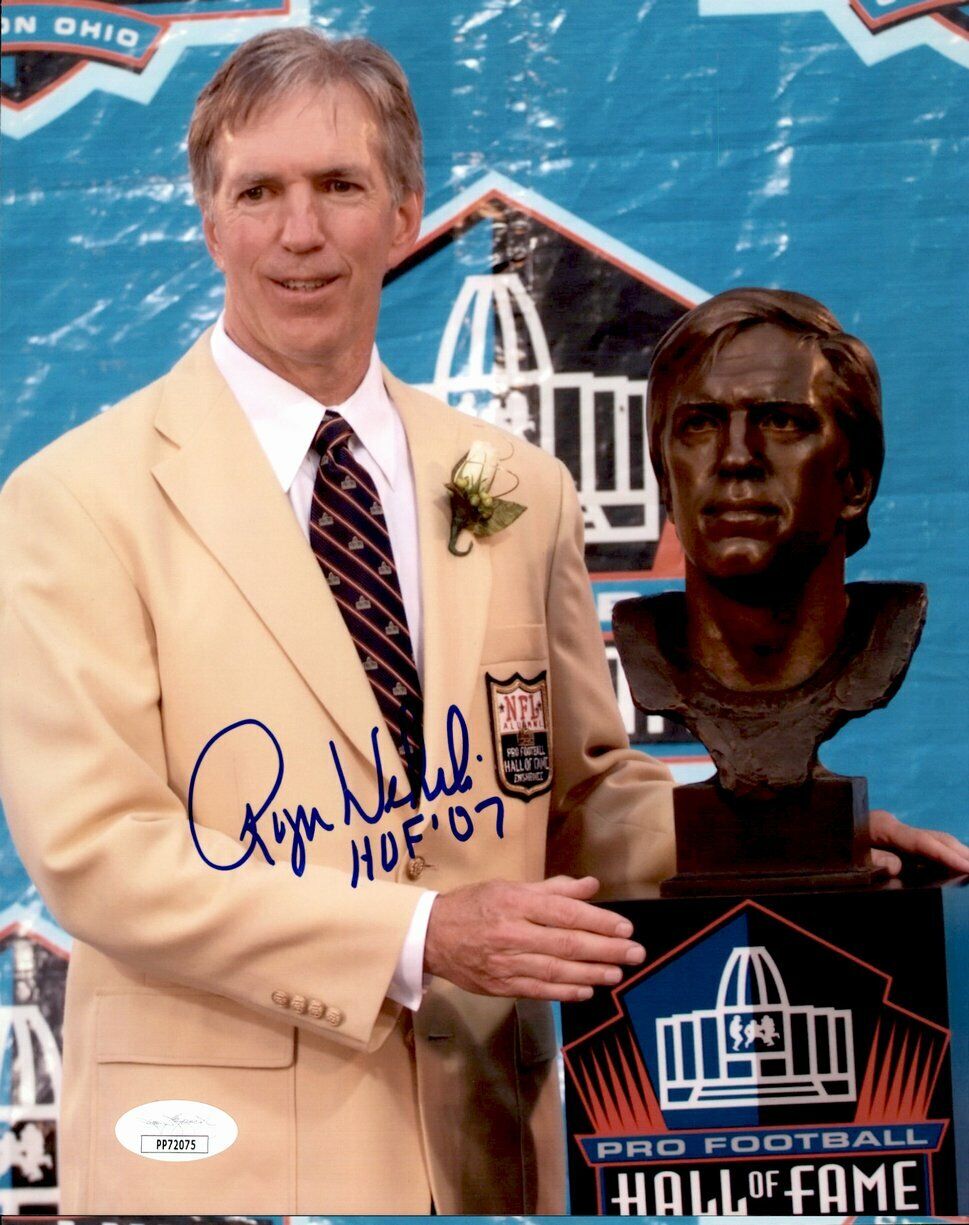 Roger Wehrli Cardinals Signed/Inscribed HOF 8x10 Photo JSA 161656