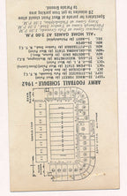 1962 Penn State Nittany Lions vs. Army Ticket Stub @ Miche Stadium 137090