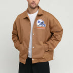 Miami Dolphins Bomber Jacket // Brown