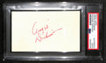 Angie Dickinson Actress Signed/Auto 3x5 Index Card PSA/DNA 187432
