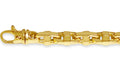 Anchor Mariner Solid White/Yellow/Rose Gold Handmade Bracelet , 9mm, 6.5-10 Inch