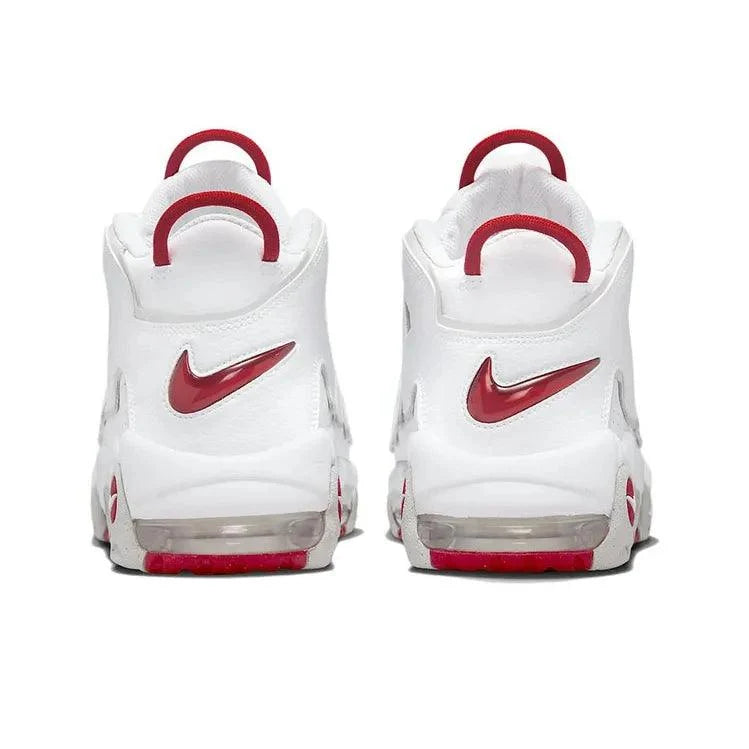 Nike Air More Uptempo 96 White Grey Fog University Red