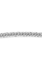 Curb Solid White/Yellow/Rose Gold Handmade Bracelet , 10mm, 6.5-10 Inch