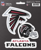 NFL Official Team Sticker Mats - Set of 3 Stickers