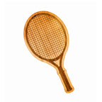 Tennis Racket Wood Board - 9" x 18"