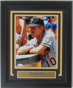 Jim Leyland Pittsburgh Pirates Signed/Autographed 8x10 Photo Framed JSA 158174