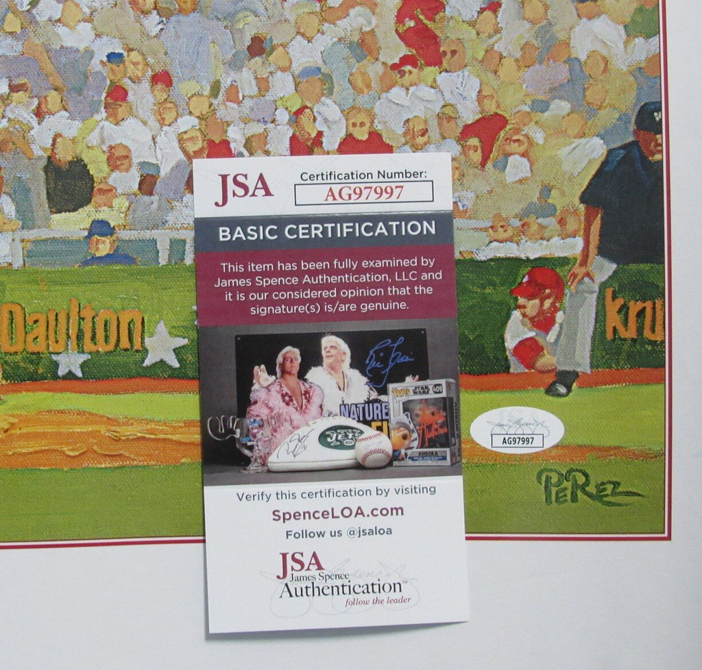 Kevin Millwood Autographed 28x22 Poster Philadelphia Phillies JSA