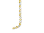 Mariner Solid White/Yellow/Rose Gold Handmade Bracelet , 9mm, 6.5-10 Inch