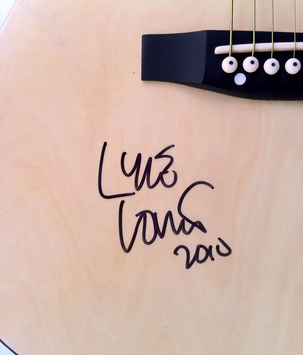 Lyle Lovett Signed Acoustic Autographed Guitar