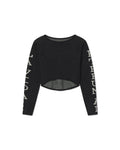 La Vida Knit Crop Onyx