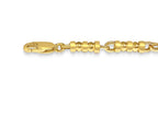 Bead Solid White/Yellow/Rose Gold Handmade Bracelet , 5mm, 6.5-10 Inch
