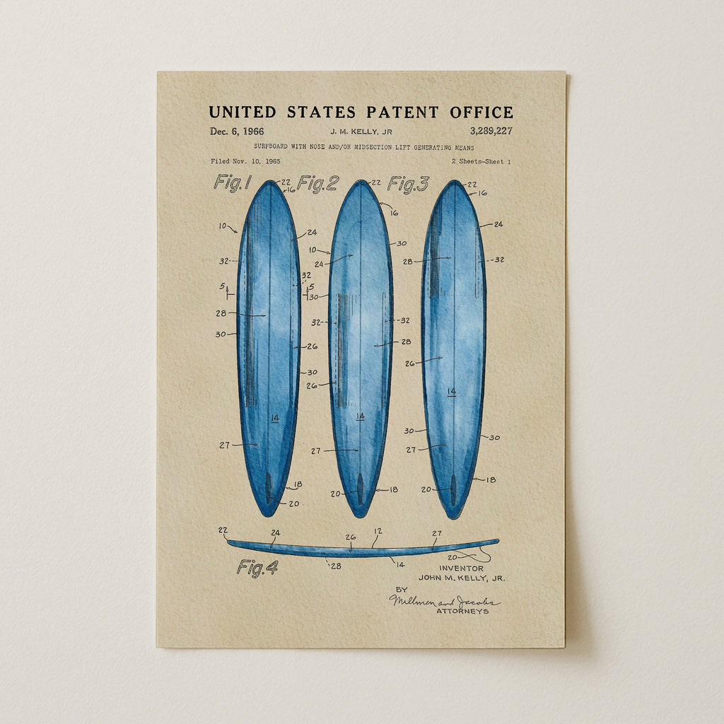 Blue Surfboard (1966)