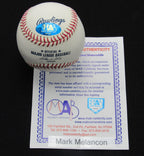 Mark Melancon Signed/Auto Yankees 100th OML Baseball MAB Inscr 187054