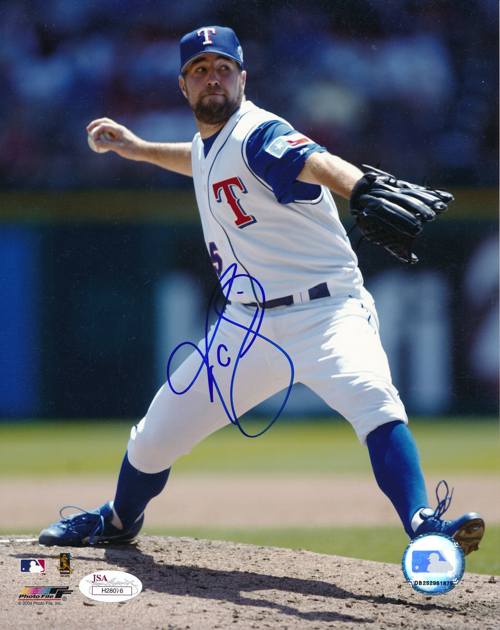 R.A. Dickey Signed/Autographed 8x10 Photo Texas Rangers JSA 191871
