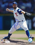 R.A. Dickey Signed/Autographed 8x10 Photo Texas Rangers JSA 191871