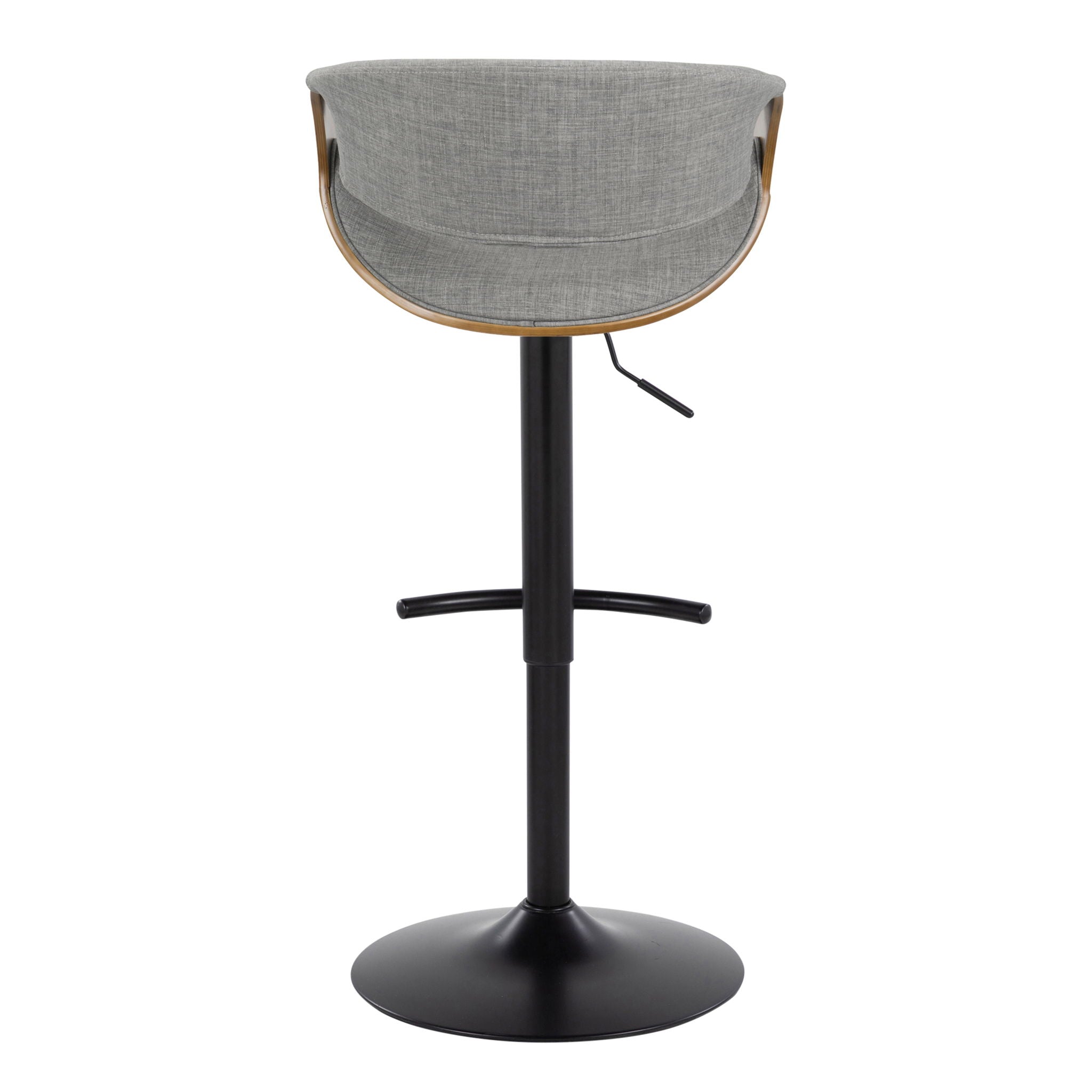 Curvo - Mid Century Modern Adjustable Barstool With Swivel (Set of 2)