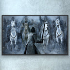 King in the North - Game of Thrones - Jon Snow Art Print