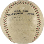 1929 Babe Ruth & Lou Gehrig Multi Signed Baseball JSA 170320