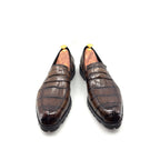 Maurice Malibu Custom Made Alligator Loafer - Brown